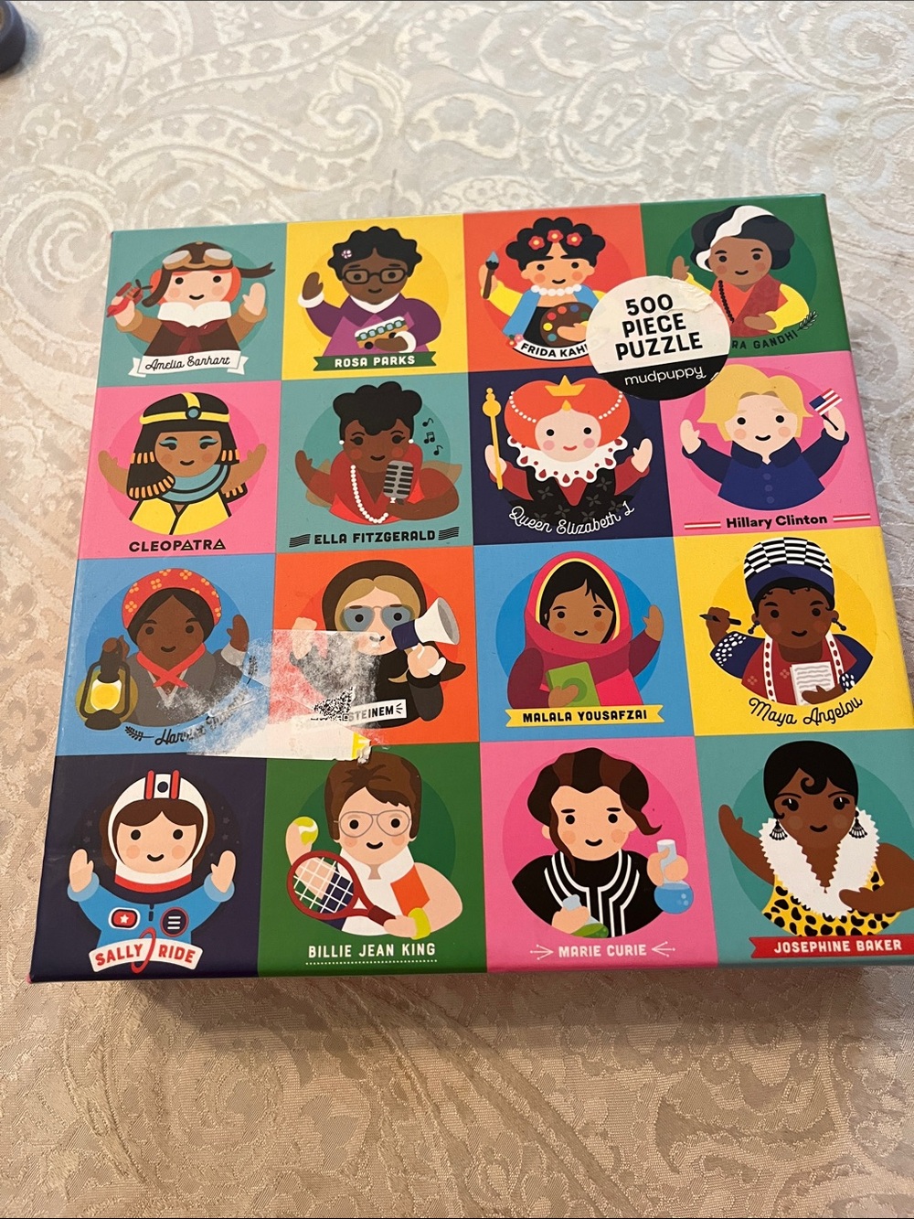 Mudpuppy 500-Piece Puzzle - Multicolor Inspirational Women puzzle